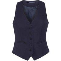 Brook Taverner Women's One Luna Tailored Waistcoat in Navy | Size: 12-14