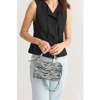 WOVCOR Women's Textured Mini City Crossbody Shoulder Bag With Top Handle