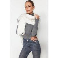 WOVCOR Women's Soft Brushed Winter Scarf in White