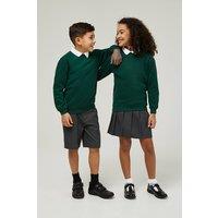 TRUTEX Forest Green School Crew Neck Sweatshirt in Bottle Green | Size: 3-4 Years
