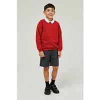 TRUTEX Forest Green School Crew Neck Sweatshirt in Scarlet | Size: 12 Years