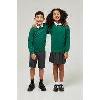 TRUTEX Forest Green School Crew Neck Sweatshirt in Emerald | Size: 5-6 Years