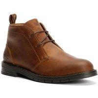 TOWER LONDON Men's Mens Armour Leather Chukka Boots in Brown | Size: 12