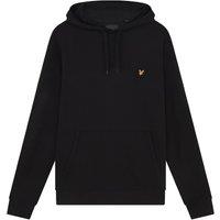 Lyle & Scott Men's Plus Pullover Hoodie in Black | Size: 4XL