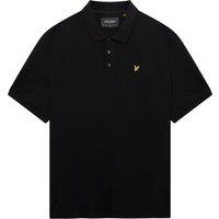 Lyle & Scott Men's Plain Plus Polo Shirt in Black | Size: 4XL