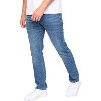 Bewley&Ritch Men's Newbury Straight Washed Jeans in Light Blue | Size: 36S