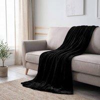 Garden Greatness Maison Ultra Soft Black Throw