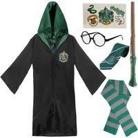 I Love Fancy Dress Harry Potter Costume - 6 Pcs - Slytherin