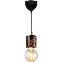 Nordlux Siv Pendant Light Brown Marble Dining Room E27 Mains 7cm