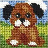 Orchidea EMB KIT PUPPY - Needlepoint Kit: My First Embroidery: Mini: Puppy