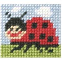Orchidea EMB KIT LADYBIRD - Needlepoint Kit: My First Embroidery: Ladybug
