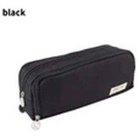 Havendro Black 3-Layer Pen Bag Large Capacity Canvas Pencil Case