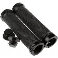 VOGREX BLACK DOUBLE LOCK ON LOCKING BICYCLE HANDLE BAR GRIPS