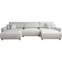 Stratus Interiors Cream Luna Sofa Bed - Convertible Sleeper Sofa 336L 140W 88H cm