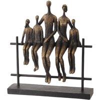 Libra Interiors Duxford Bench Family Of Five Sculpture in Bronze