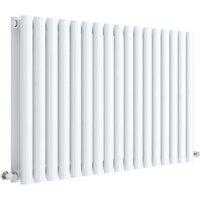 Balterley Embrace Horizontal Double Panel Radiator, 600mm x 992mm - Gloss White
