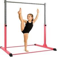 Kayman Gymnastics Horizontal Bar Adjustable Height- Feet Hand Protection Wrap in Pink | Size: Large
