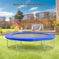 HOMCOM Replacement Trampoline Surround Pad Spring Cover Padding in Blue