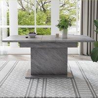 Matteo Extendable Dining Table, Modern Rectangular Dinner & Coffee Table in Grey