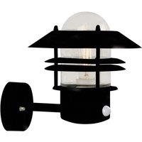 Nordlux Industrial Outdoor Wall Light Black Metal E27 Weatherproof - Mains Powered, IP54