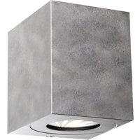 Nordlux Modern Outdoor Wall Light Silver Galvanized steel Intergrated LED Coastal/Marine Safe - Mains Powered, IP44