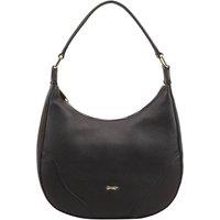 Paul Costelloe Women's Batna Leather Shoulder Bag in Jet Black