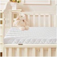 Groundlevel Bambico Ultra Comfort Memory Foam Children's Mattress - 140x70x10cm in White | Size: 140 x 70 x 10 cm