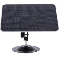 VOGREX Solar Panel Outdoor Charger 10W 5V for Ring Camera in Black