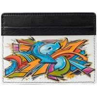 Mala leather Men's Graffiti Street Art Slim Leather RFID Card Holder | Size: Small