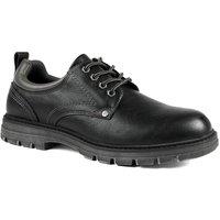 Pavers Men's Casual Chunky Lace Up Shoes in Black | Size: 12