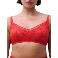 Chantelle Women's Play Wirefree Support Bra in Red | Size: 38DD