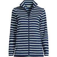 Lands' End Women's Plus Anyweather Fleece Jacket, Print in Dark Navy | Size: 20-22