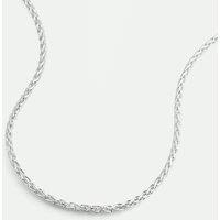 The Fine Collective Women's Sterling Silver Wheat Chain Necklace 18 inch | Size: 18 inches