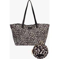 Etre Women's Large Tote Bag Carry All & Coin Purse Gift Set in Cream