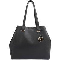 SOSANDAR Women's Chelsea Leather Shoulder Bag in Black