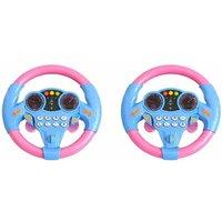 Dragodirect Steering Wheel Toy for Kids Interactive RolePlay with Sound Rotation