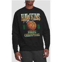 Stranger Things Hawkins Champions Sweatshirt, Black | Size: XL