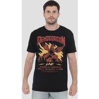 Stranger Things Demogorgon Live T-Shirt, Black | Size: Small