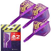 Target Darts Luke Littler World Champion K Flex 2025 in Purple | Size: Short