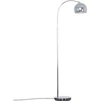 ValueLights Curva Silver Floor Lamp