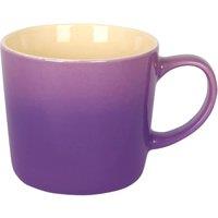 Argon Tableware 330ml Ombre Coffee Mug - Glazed New Bone China Tea Mug in Purple