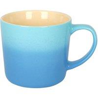 Argon Tableware 330ml Ombre Coffee Mug - Glazed New Bone China Tea Mug in Blue