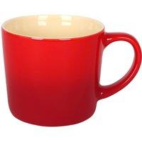 Argon Tableware 330ml Ombre Coffee Mug - Glazed New Bone China Tea Mug in Red