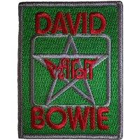 David Bowie Back Stage Pass Woven Patch in Green
