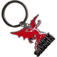 Black Sabbath Logo & Daemon Keyring Keychain in Red