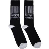 Slipknot Barcode Jumbo Band Logo Ankle Socks in Black