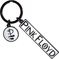 Pink Floyd Division Bell Logo Charm keyring Keychain in White