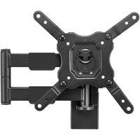 TTAP PPS TTD101DAEX Dual-Arm TV Bracket Up to 43" with Soft-Touch Adjust in Black
