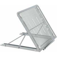 VOGREX Silver Adjustable Notebook Laptop Stand Folding Tablet