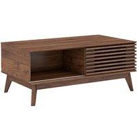 KUDL HOME Coffee Table in Walnut